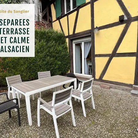 Maison De Ville Chez Lea - Gite Familial Parking Terrasse Ebersheim Exterior photo